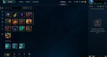 Plat 3 | 130 Champs | 51 Skins | 11 Pag. Runa | Full Espolio