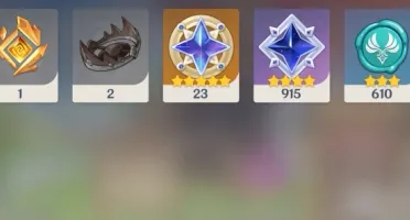 CONTA AR45- DILUC+ZHONGLI+XIAO + 57 RESINAS + GEMAS -NA-PC