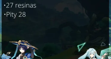 Contas Avulsas genshin impact com T5