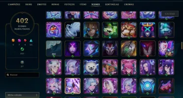Conta League of Legends Nv408 Platina 2, 333 skin + Valorant
