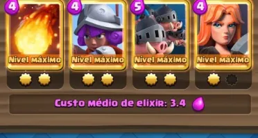 Conta Clash 34 Cartas Full