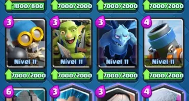 Conta Clash 34 Cartas Full