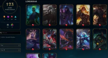 Conta lol com 7 skins prestígio e Ryze Triunfante