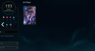 Conta lol com 7 skins prestígio e Ryze Triunfante