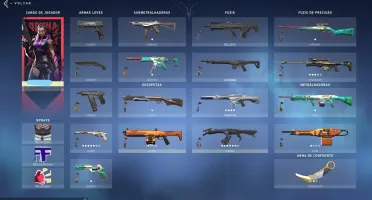 CONTA PLATINA 2 COM VÁRIAS SKINS+ 1350VP