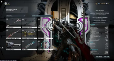Conta warframe MR18