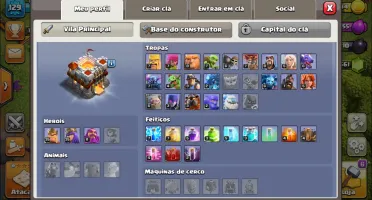 CONTA CLASH OF CLANS