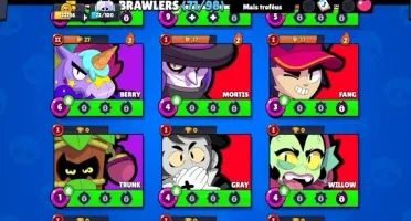 Conta de braw com 71 brawlers! 8 LENDÁRIOS E 4 TÍTULOS