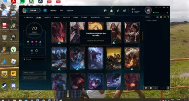 Conta LoL 111 Campeões Ouro 1