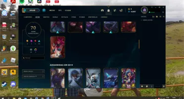 Conta LoL 111 Campeões Ouro 1