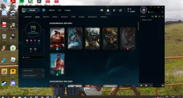 Conta LoL 111 Campeões Ouro 1