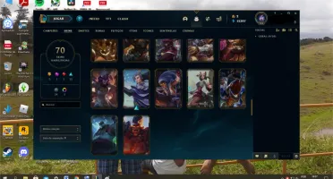Conta LoL 111 Campeões Ouro 1
