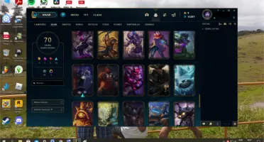 Conta LoL 111 Campeões Ouro 1