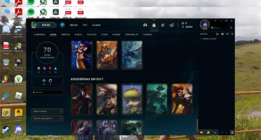 Conta LoL 111 Campeões Ouro 1