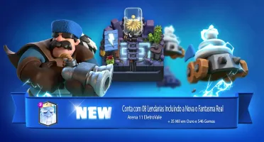CLASH ROYALE NÍVEL 10 COM 3406 TROFÉUS