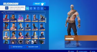 CONTA FORTNITE S4 + 161 SKINS + SALVE O MUNDO