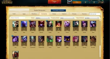 CONTA LOL PRATA 2 / BORDA DE GOLD / 51 CHAMPS / 6 SKINS