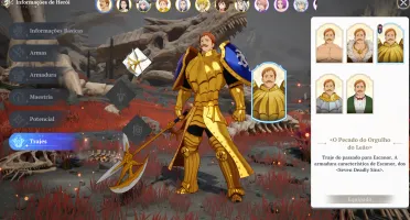 Conta 7ds Origin Scanor C8 com skins machado/armadura +7ssr