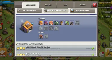 conta de clash of clans cv 11 quase full