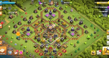 conta de clash of clans cv 11 quase full
