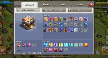 conta de clash of clans cv 11 quase full