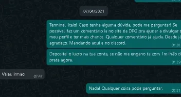 CONTA ALBION PERSONALIZADA - O QUE VOCÊ QUISER!