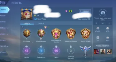 Conta Mobile legends