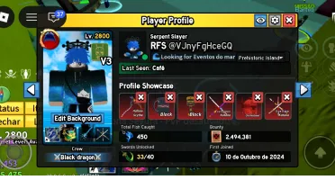Conta Blox Fruits Com Dragon Permanente