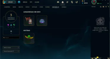 Conta LOL - Diamante IV, 67% de WR