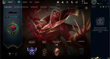 Conta LOL - Diamante IV, 67% de WR