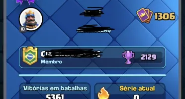 Conta Clash Royale 9.5 MIL TROFÉUS. Conta com 9 anos de jogo