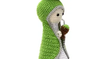 Nossa Senhora do Chimarrão em amigurumi