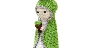 Nossa Senhora do Chimarrão em amigurumi