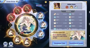CONTA cdz awakening com hades ,poseidon e outros