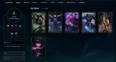 conta lol level 30 unranked