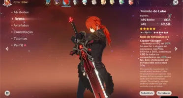 CONTA END GAME MELHORES DPS 5* E SUAS ARMAS 5*