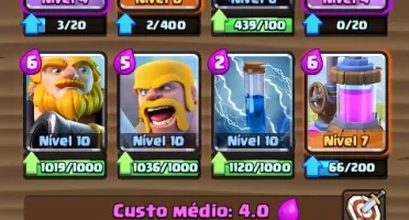 NV11 // CONTA CLASH ROYALE ARENA 10 +10 LENDARIAS