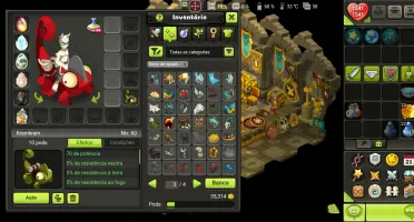 Conta 2 pjs lvl 200 Dofus Touch - Serv. Blair