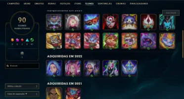 Conta League of Legends Lux Florescer Espiritual