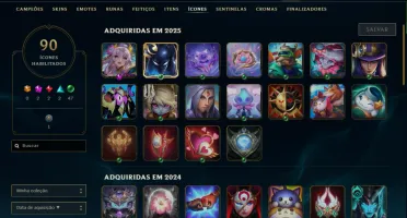 Conta League of Legends Lux Florescer Espiritual