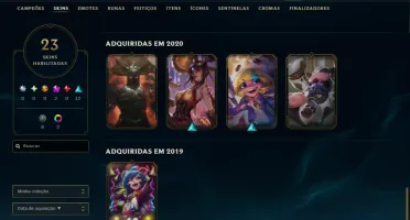 Conta League of Legends Lux Florescer Espiritual