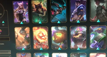 CONTA LOL 109 skins Mono Yasuo/lvl 217