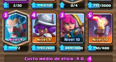 Conta Clash Royale Bem upada