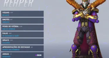 Conta Overwatch/Blizzard Contém 32 skins lendárias