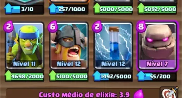 CONTA NÍVEL 12 4200 TROFÉUS  E 12 LENDÁRIAS