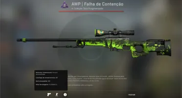 Skin CSGO AWP | Falha de Contenção