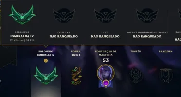 CONTAS - LEAGUE OF LEGENDS -