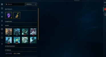 CONTAS - LEAGUE OF LEGENDS -