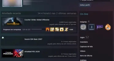 Conta Prime CSGO Nivel 5