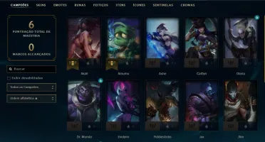 Conta League of Legends Ferro 1 MD10 1/10